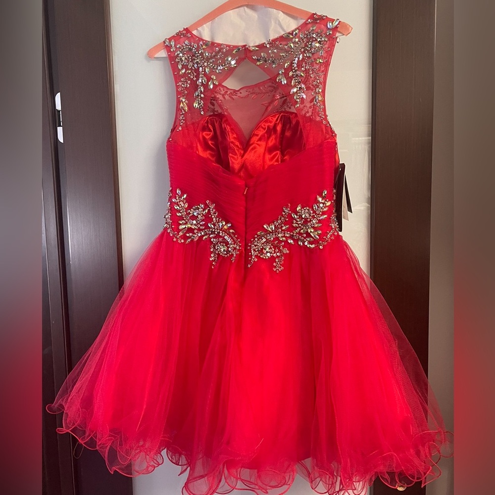 Brand new red dress.